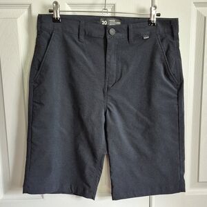 Hurley Nike Dri Fit Charcoal Black Shorts Boys Youth Size 20‎